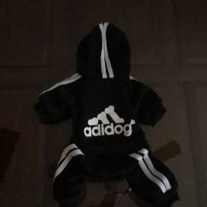 Adidas dog track suit
